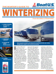 guide winterizing boat