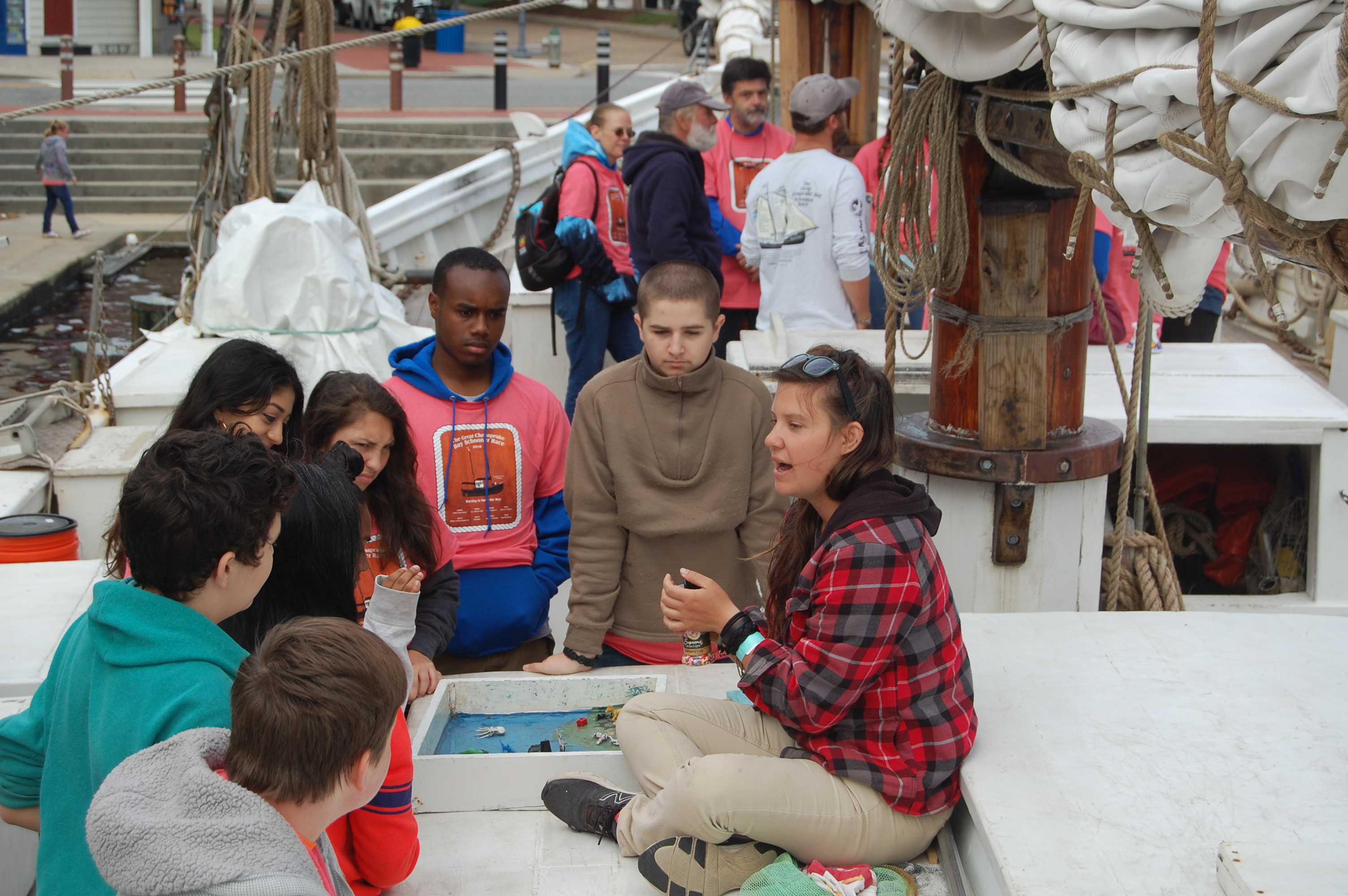 students schooner race