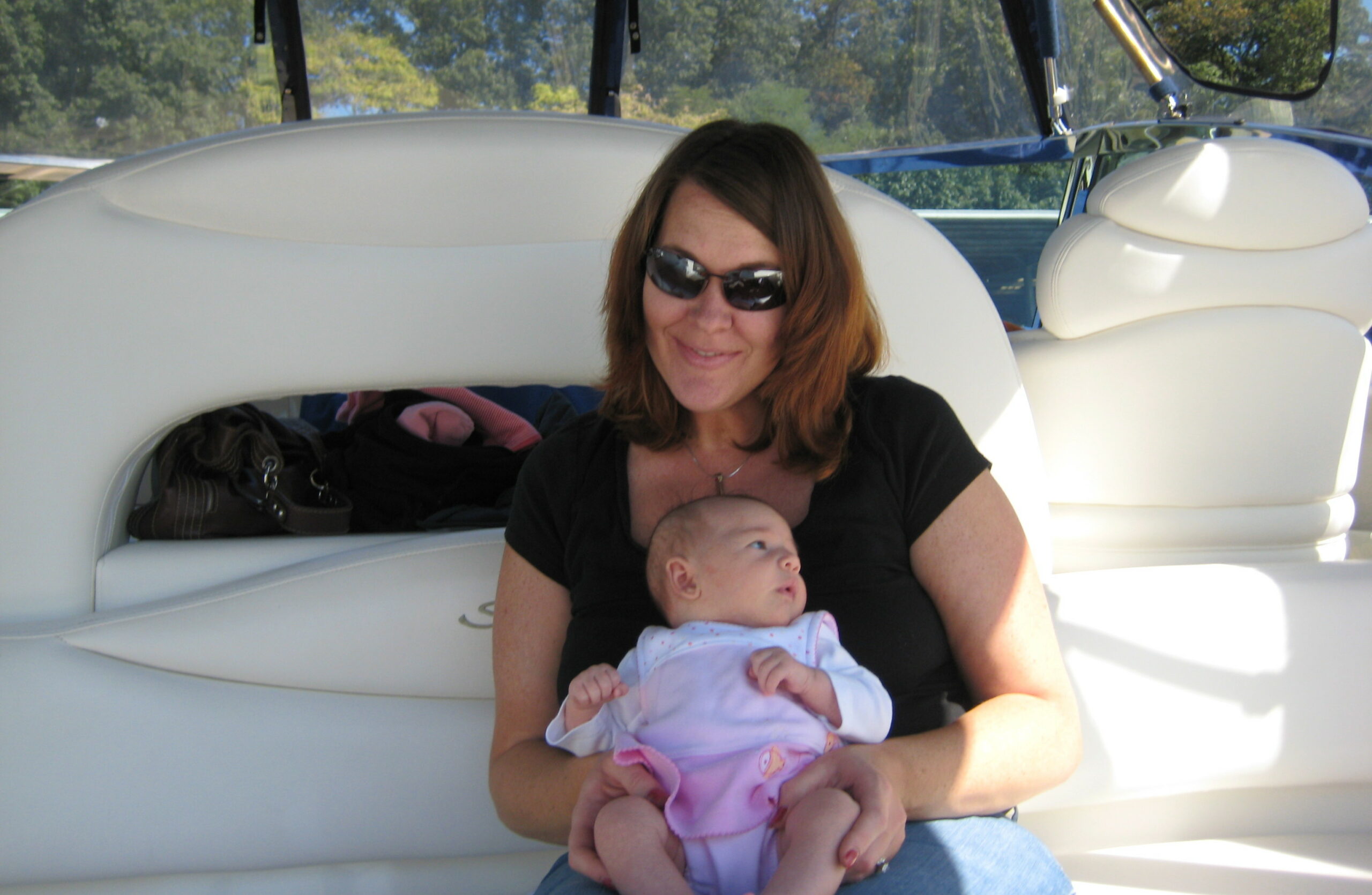 boating with baby