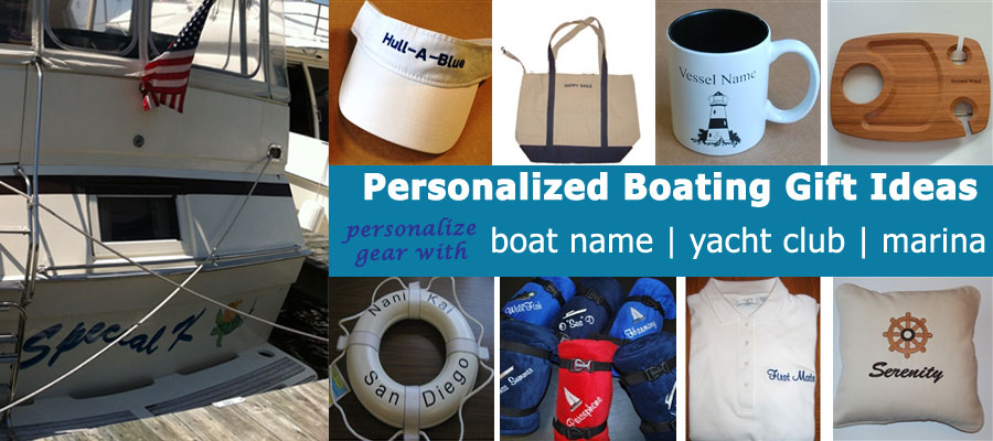 personalized boat gifts