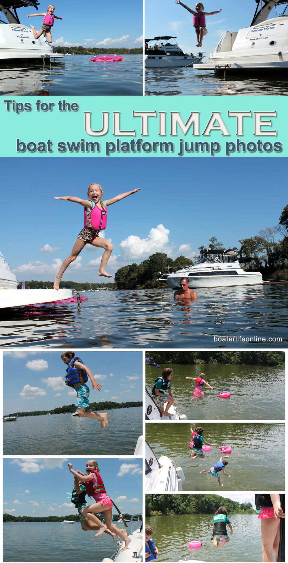 boat jump photos boater life