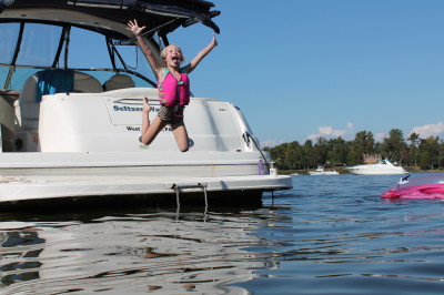 swim platform jump