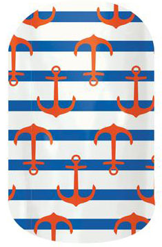 nautical wrap with anchors