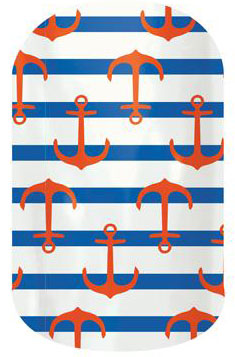 nautical wrap with anchors