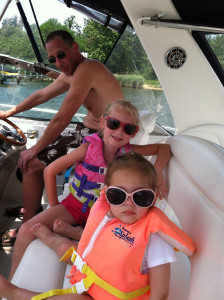 boating with dad