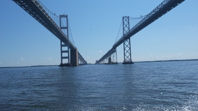 bay bridge water view