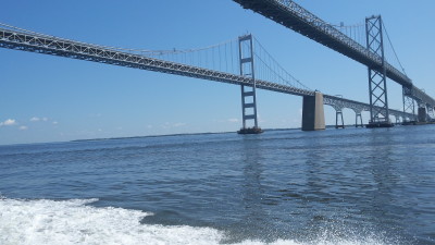 Chesapeake Bay Bridge water view