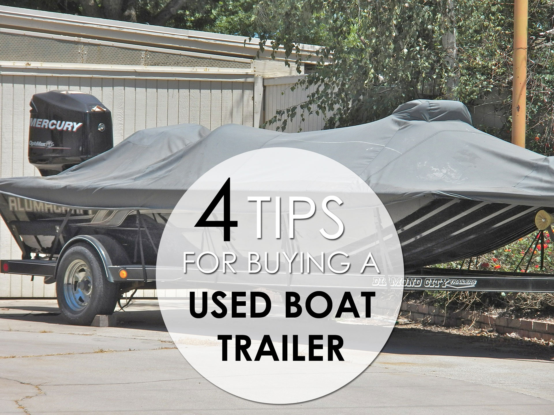 buying used boat trailer