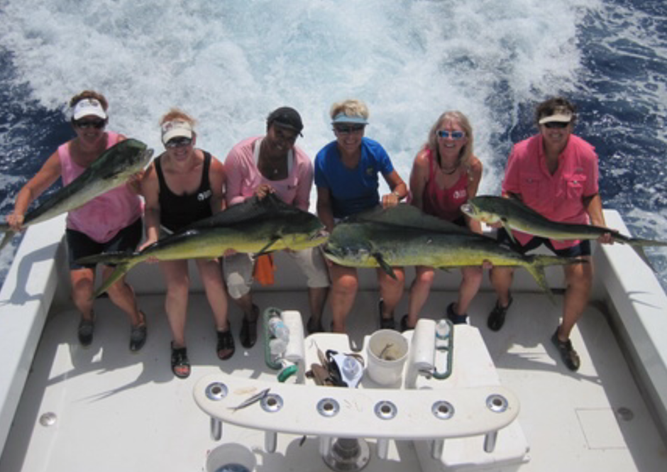 women in fishing