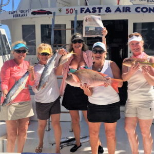 women fishing