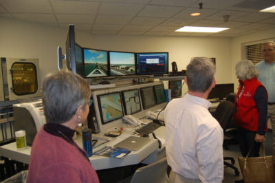 Simulator control room