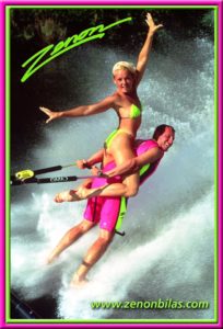 Zenon water ski trick