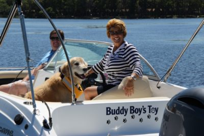 boat dog