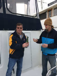 new boat christening