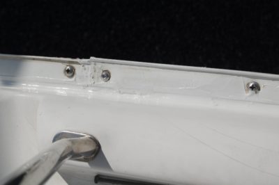 repaired areas sealant