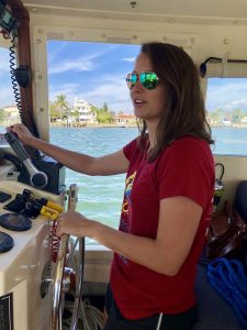 driving boat