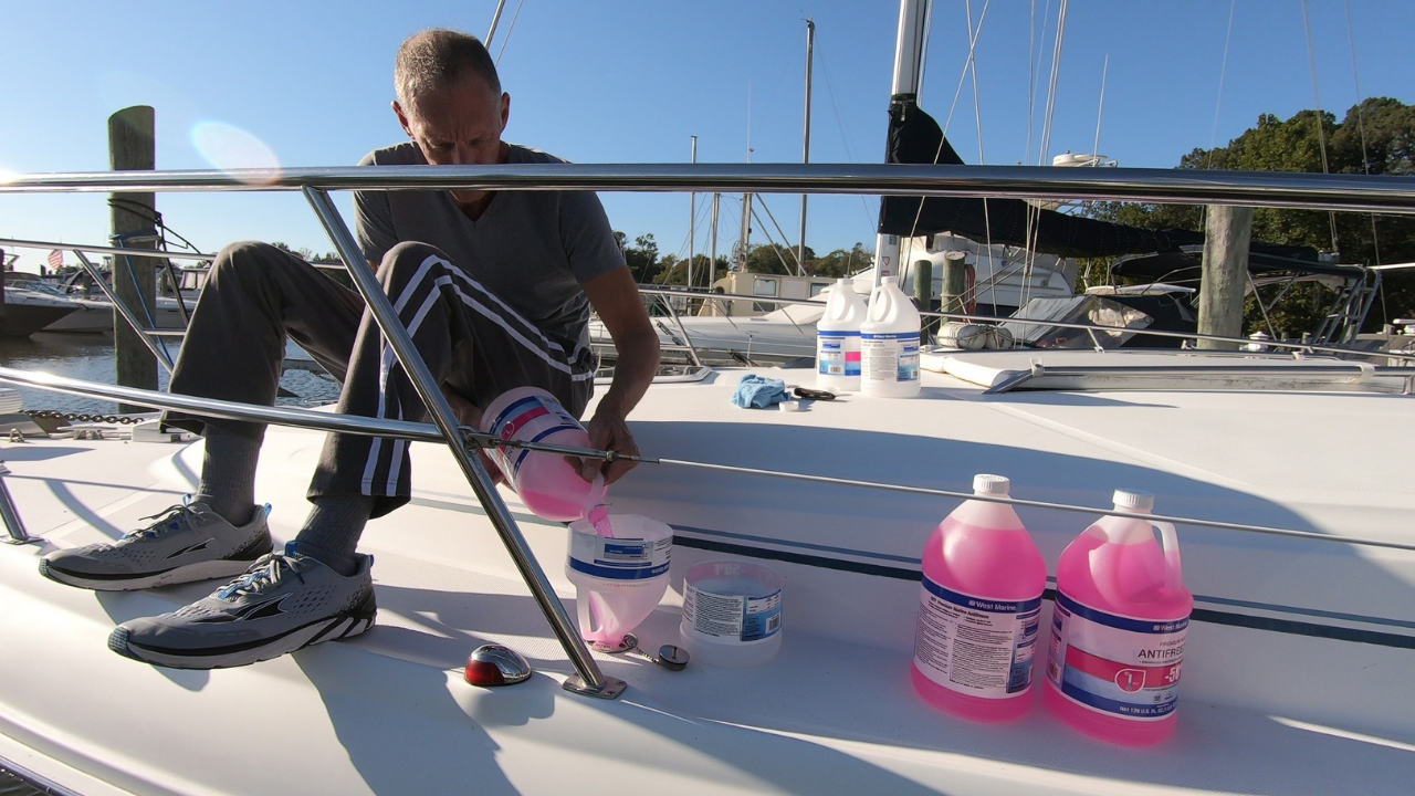 boat winterize fresh water