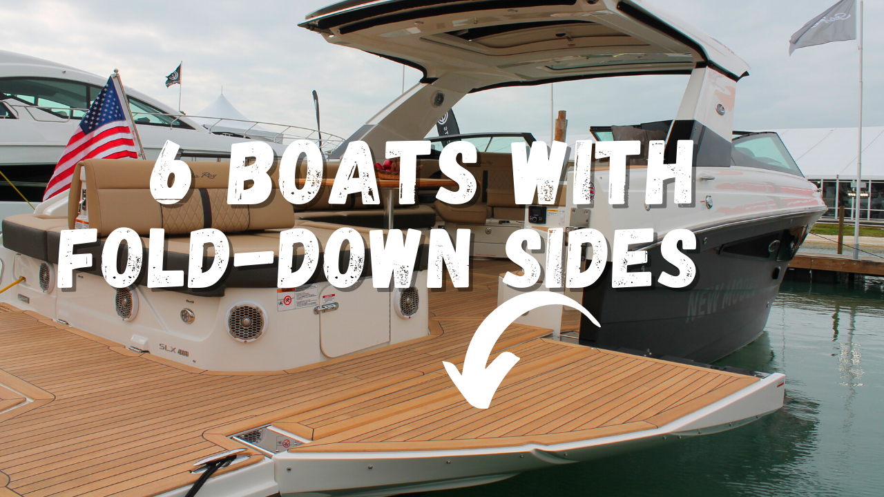 fold down boat sides