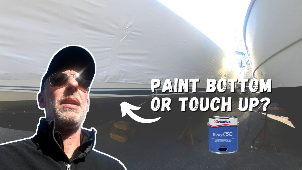 boat prep bottom paint