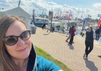 bay bridge boat show dock