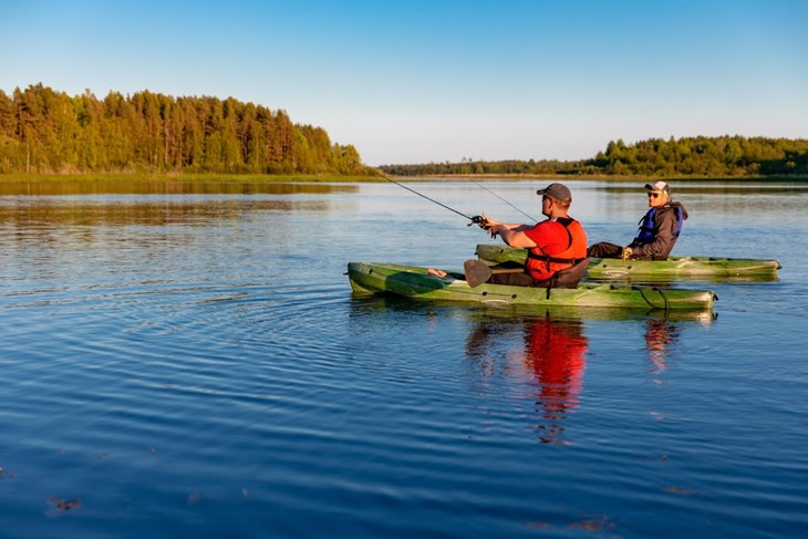 kayak fishing