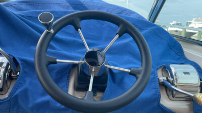 new boat steering wheel