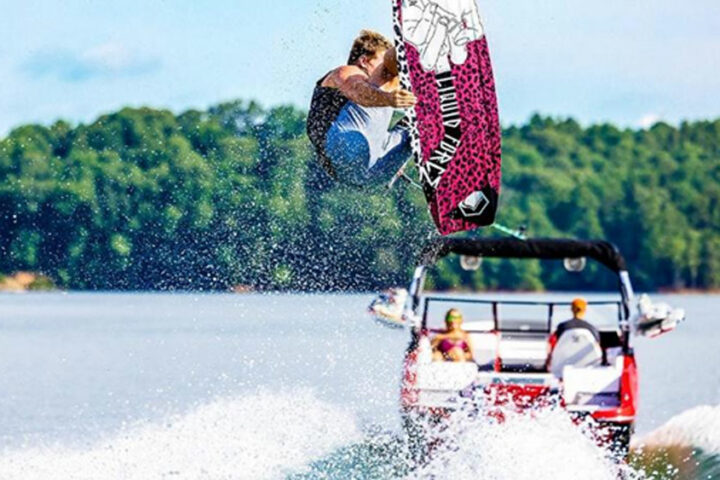 watersports boat