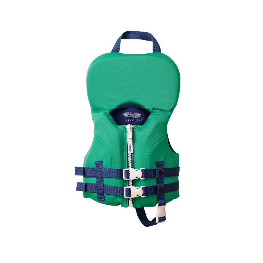 Line + Cleat Infant Life Jacket - Green