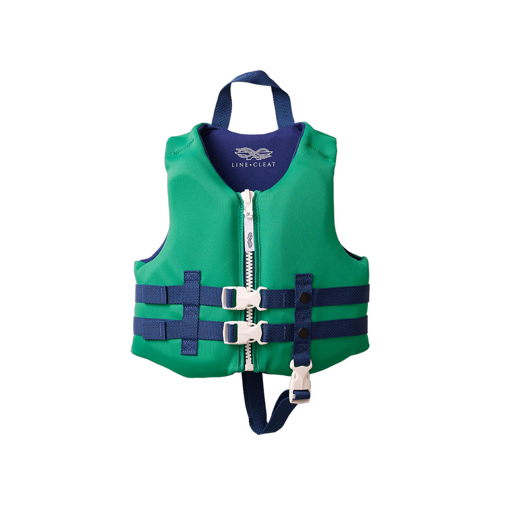 Line + Cleat Toddler Life Jacket - Green