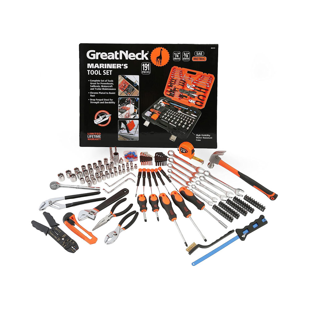 GreatNeck 191 Piece Marine Tool Set