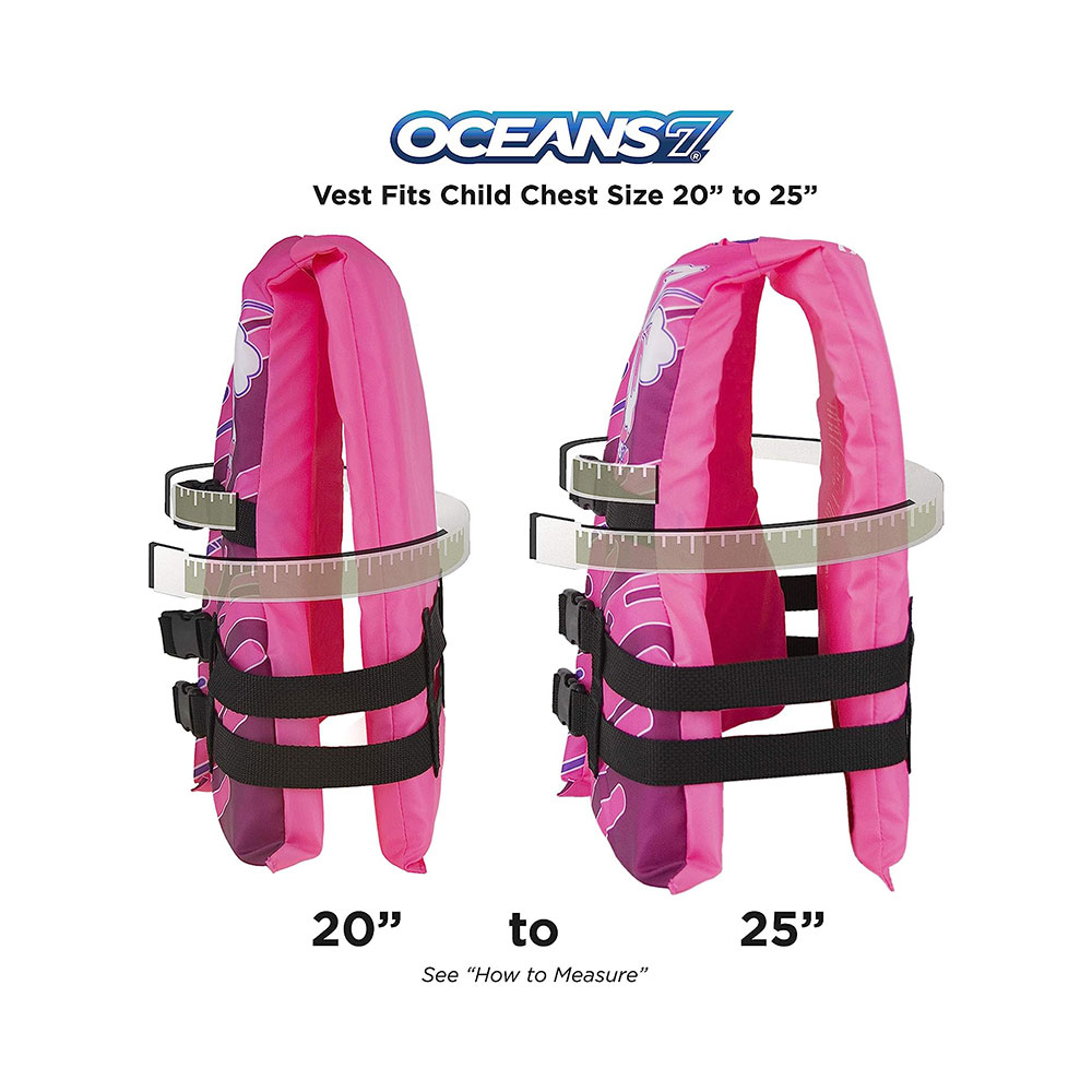 Oceans7 Child Life Jacket with Open Sided Design