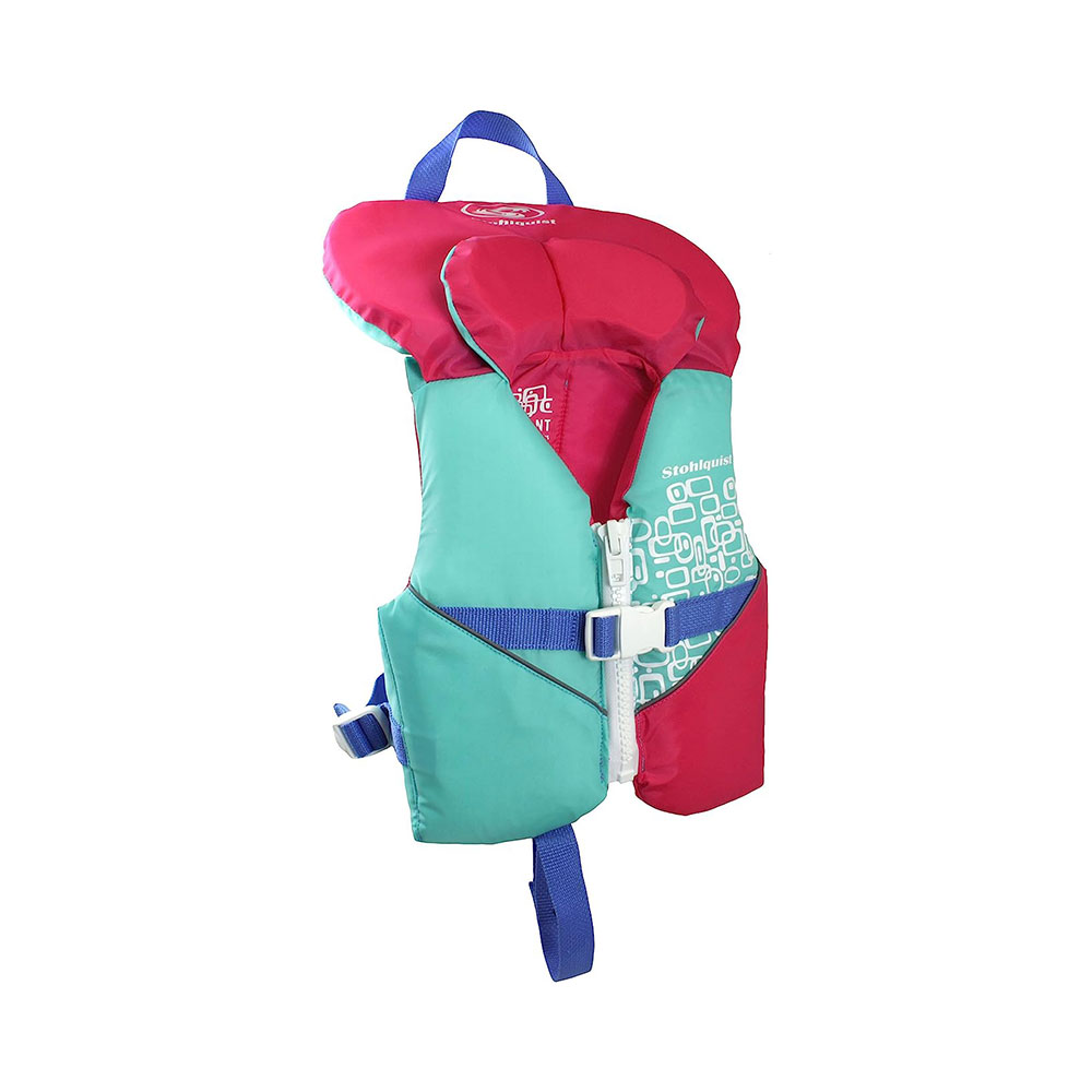 Stohlquist Life Vest - Aqua & Pink