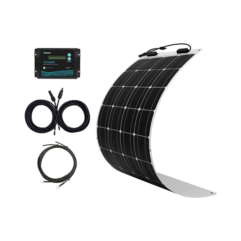 Renogy Flexible Solar Panel 100 Watt Kit with Controller