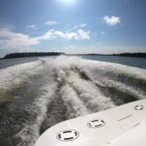 boat navigation underway