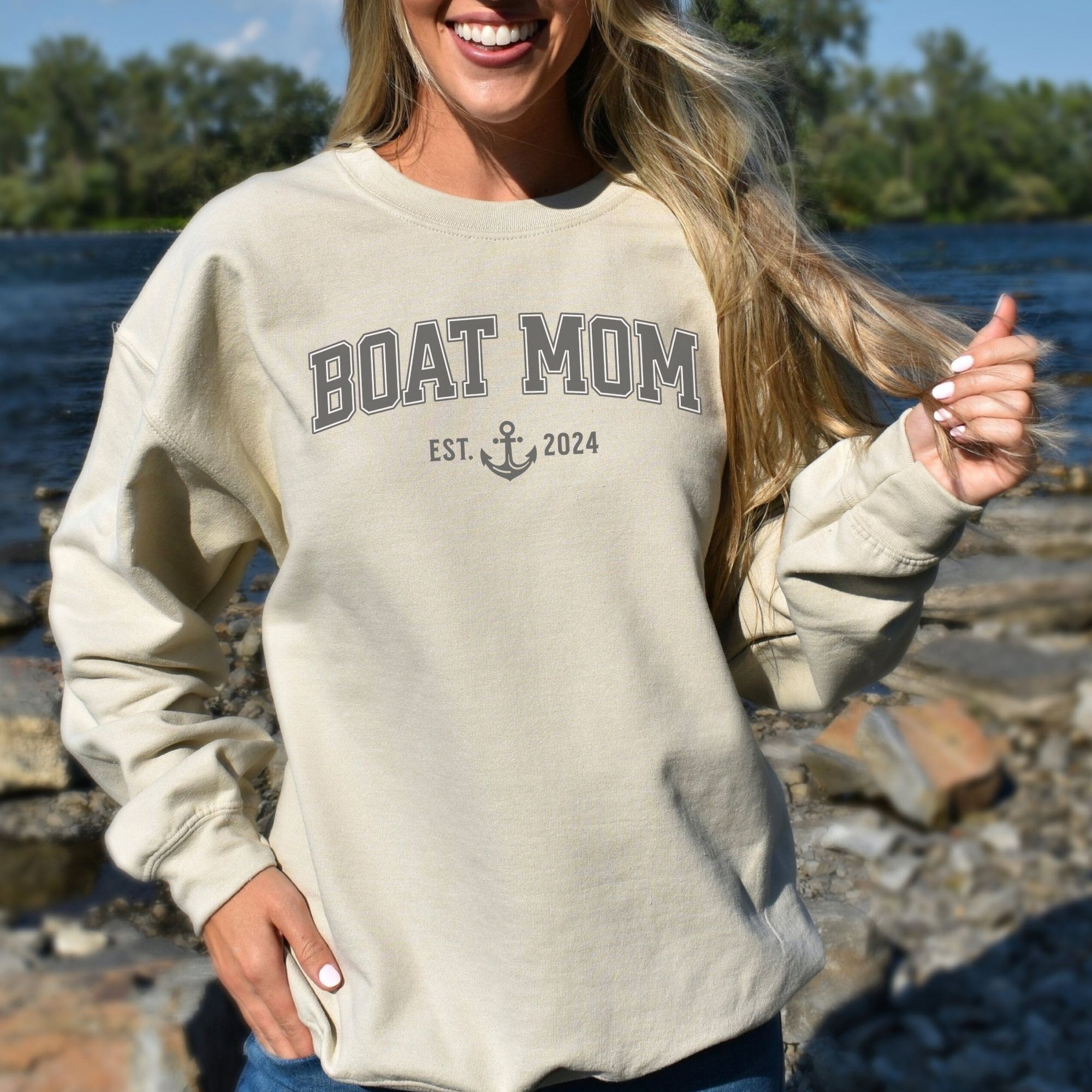 boat mom sweatshirt