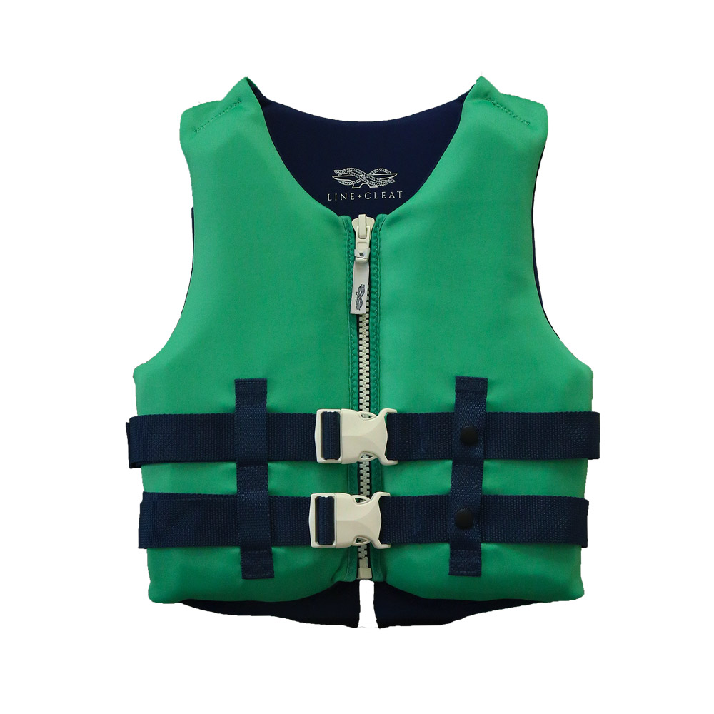 Line + Cleat Youth Life Jacket - Green