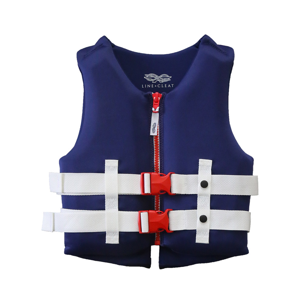 Line + Cleat Youth Life Jacket - Navy
