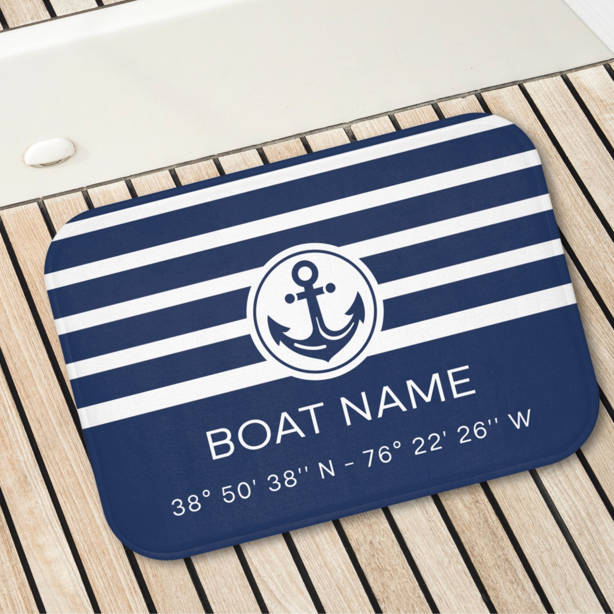 boat name mat