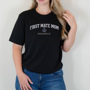 First Mate Mom Custom Boat Name Shirt - Image 3