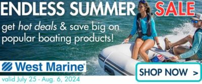 summer sale boat gear