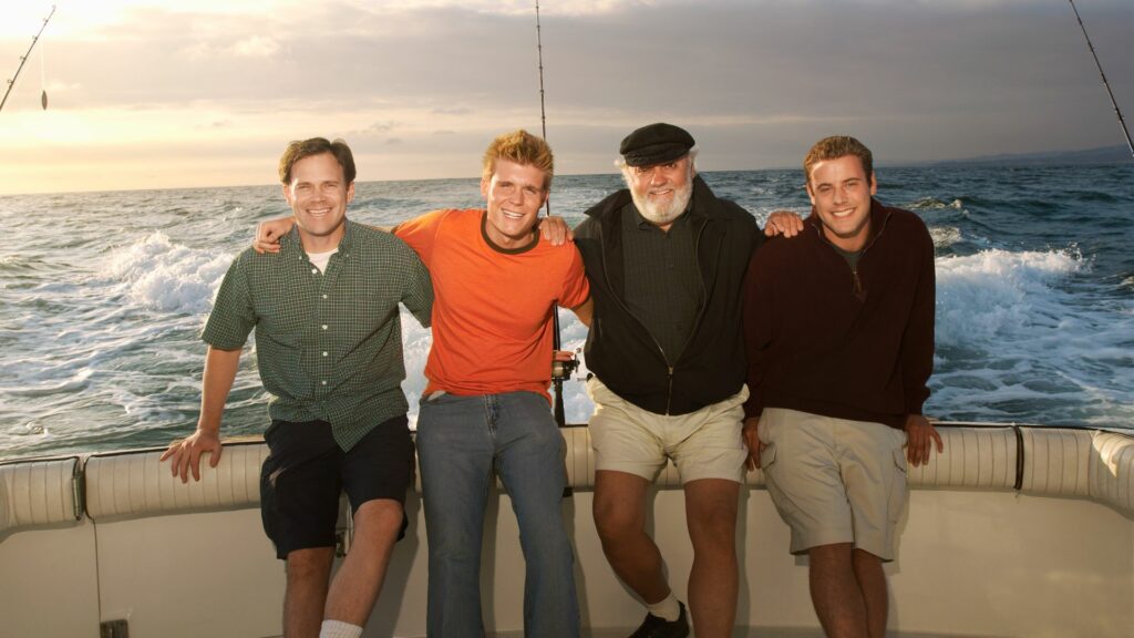 boating dad generations