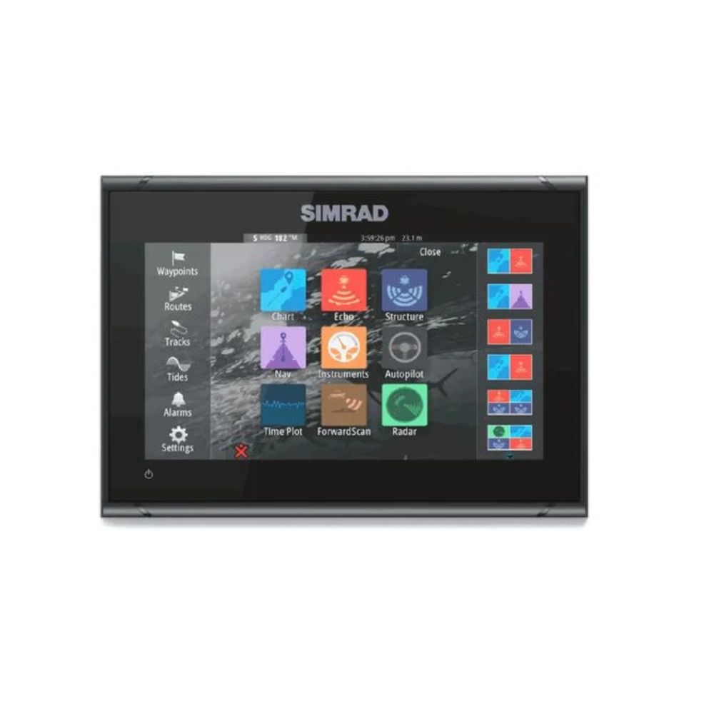 SIMRAD GO9 XSE Multifunction Display with Transducer & C-MAP